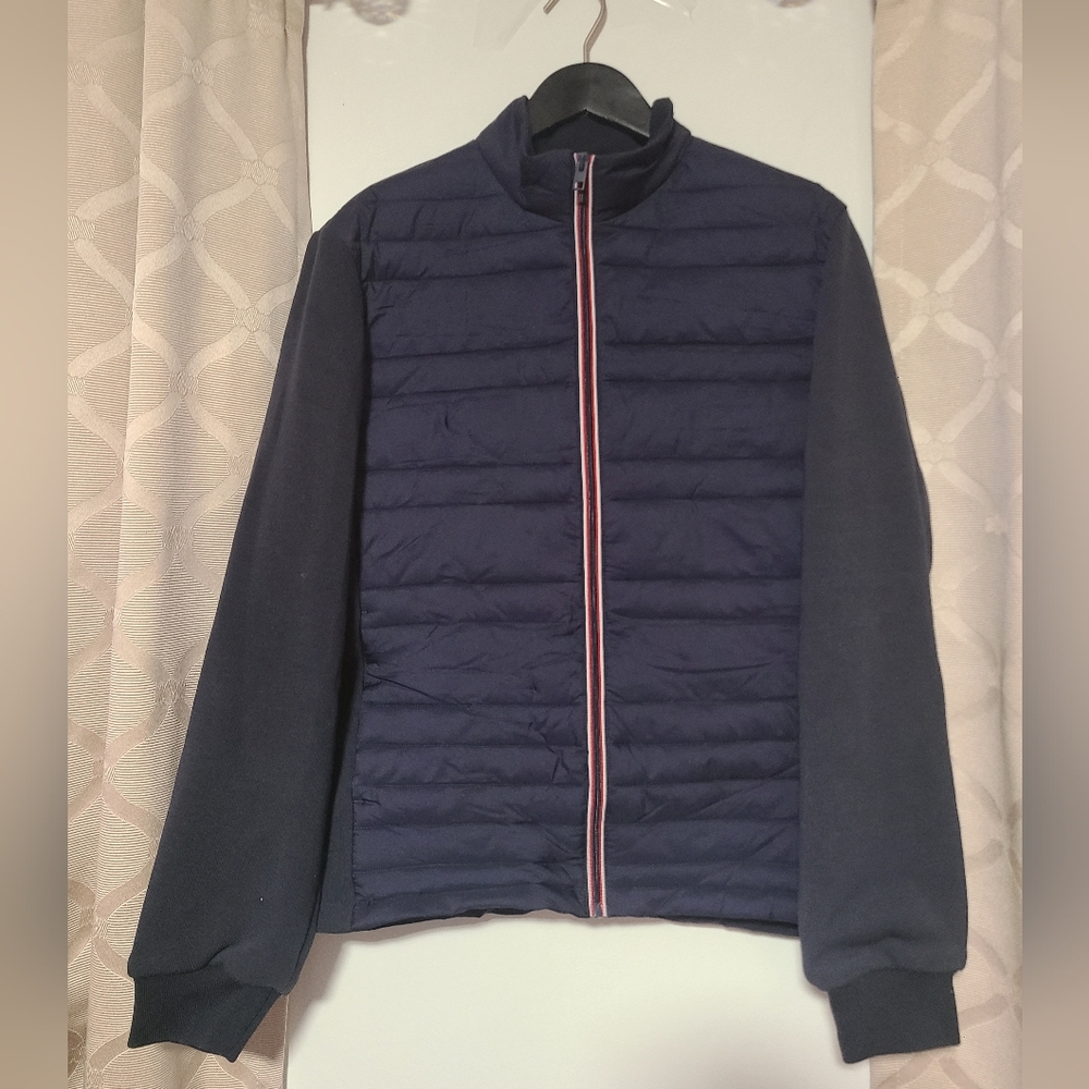Produkt By Jack&Jones - Navy Blue Quilted Water Repellant Jacket Mens Size Large